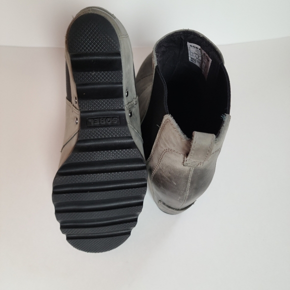 Sorel Lea Wedge Ankle Leather Waterproof booties - Picture 6 of 6